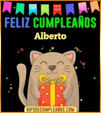 GIF Feliz Cumpleaños Alberto